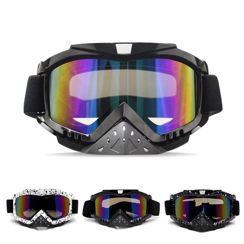 Motorsykkel briller motocross sykkel langrenn av vei hjelmer briller nesebeskyttelse støvtett skitt sykkel atv mx briller