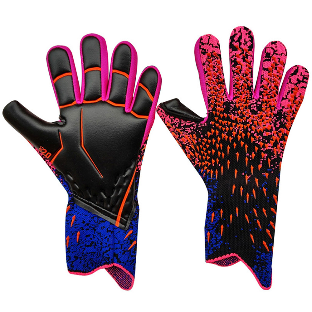 Professionele Voetbal Keeper Voetbal Handschoenen Anti-Slip Dikker Voetbal Keeper Handschoenen Vinger Bescherming Handschoenen Voetbal Equipmen