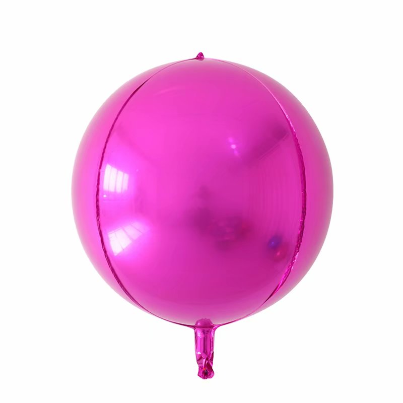 Globo de helio 4D de oro rosa de 22 pulgadas, Globos metálicos de arco iris, decoración de de cumpleaños, boda para niños, Baby Shower, juguete para