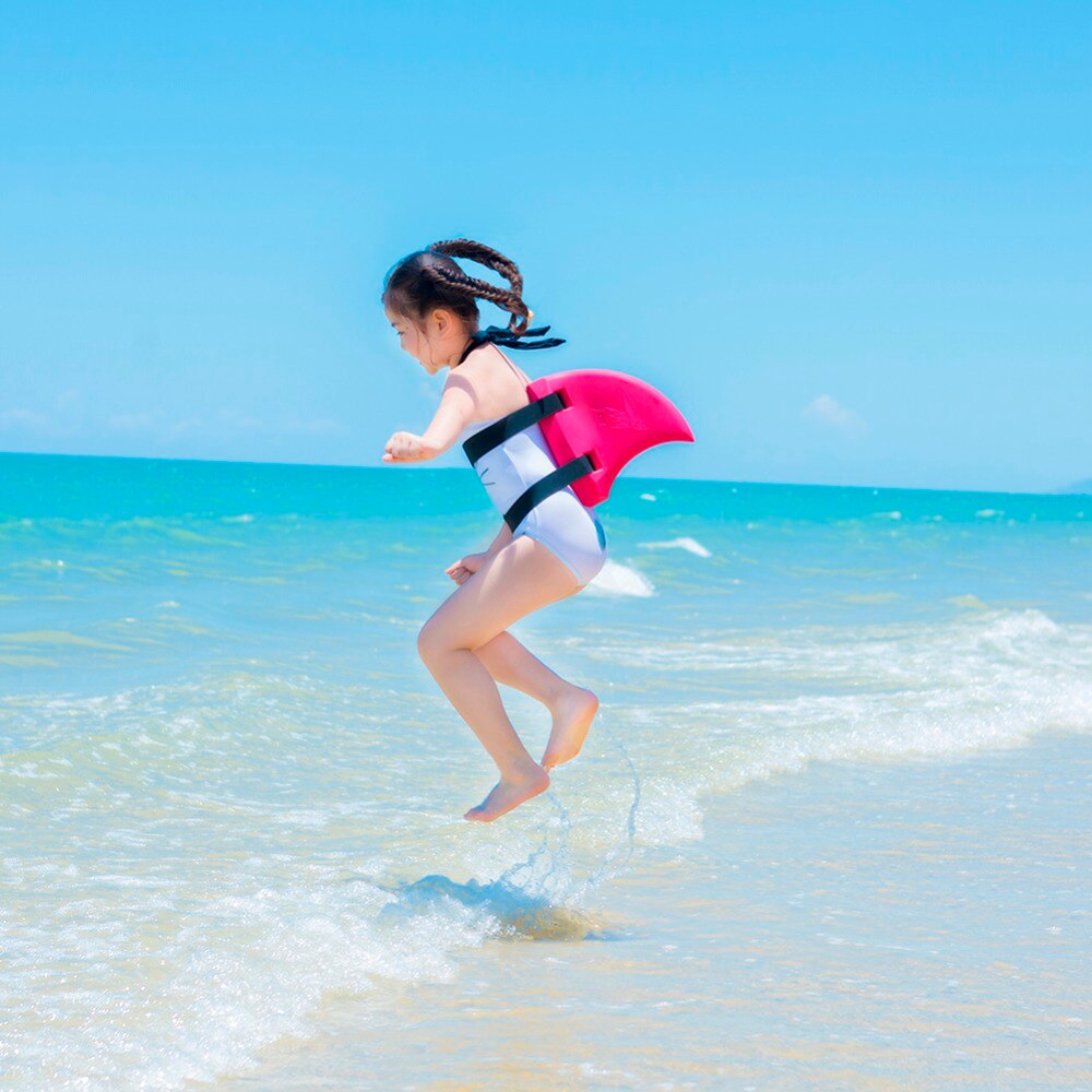 Shark Shape Kid Swim Fin Kid's toy swim artifact shark fins inflatable children swimming pool Life buoy floats swimming rings