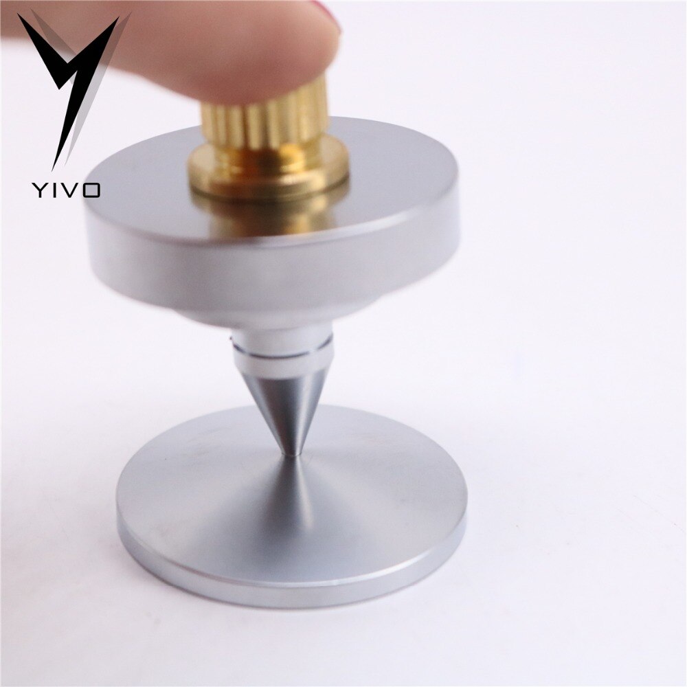 Trípode para audio HiFi, altavoz especial para fiebre, soportes para aislamiento magnéticos a prueba de golpes de cobre puro, 4 Uds.