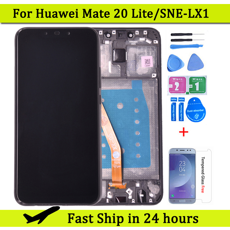 6,3 ''Für Huawei Mate 20 Lite SNE-AL00, SNE-LX1 LCD Display Touchscreen Digitizer Montage Maimang 7 Ersatz lcd