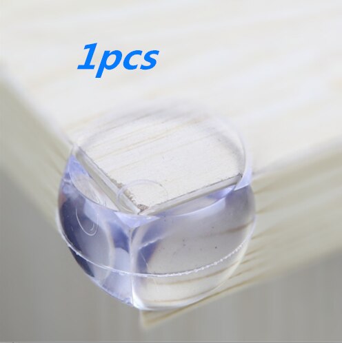 Silicone Child Baby Safety Protector Furniture Corner Table Cover Anti-collision Edge And Corner Cover: 1PCS