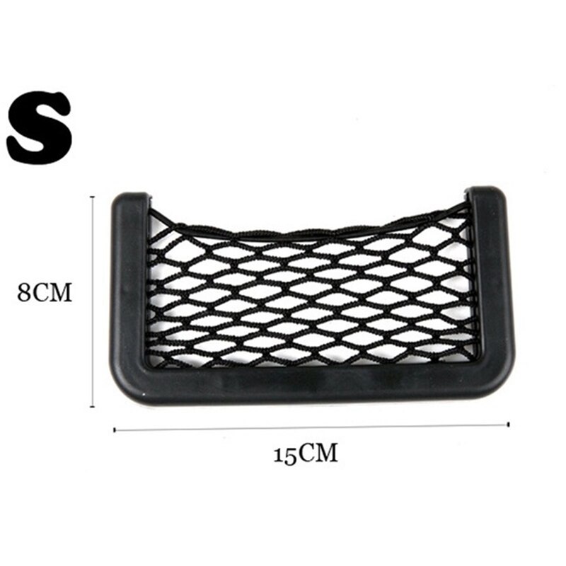 Bolsa de red de coche del sostenedor del teléfono de almacenamiento de bolsillo para DACIA SANDERO STEPWAY Dokker Logan Duster Lodgy: S