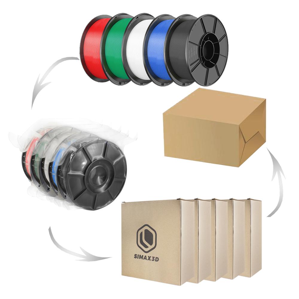 SIMAX3D 3D Printer Onderdelen Pla Gloeidraad 1.75Mm Pla 1Kg Per Rol Pla Materiaal Voor 3D Afdrukken Filamento Pla 3d Printer Filament