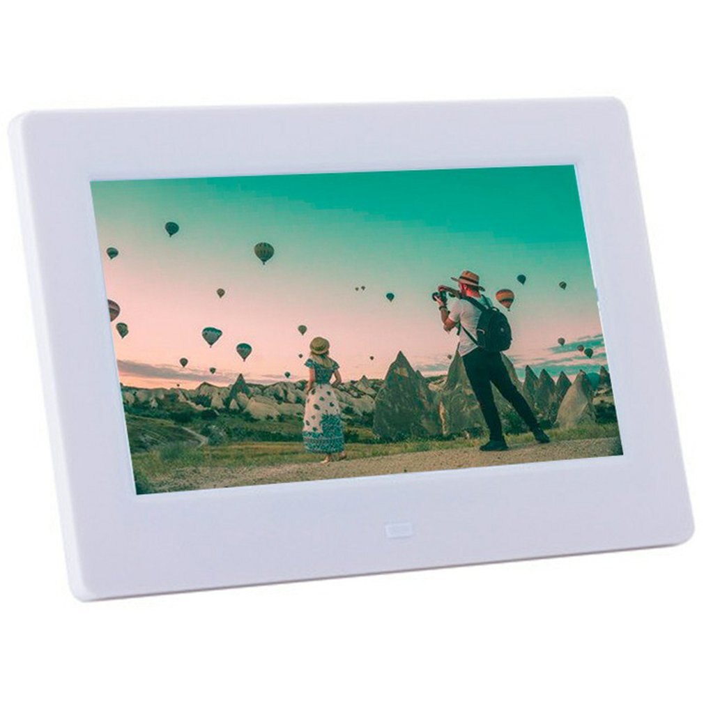 Digital photo frame Advertising player Support video music picture playback 7-inch 16:9 gold photo aspect ratio