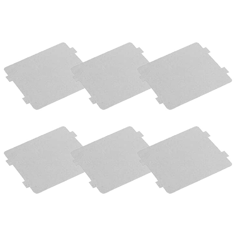 6Pcs 9.9cmx10.8cm Spare Parts Thickening Mica Plates Microwave Ovens Sheet Magnetron Cap
