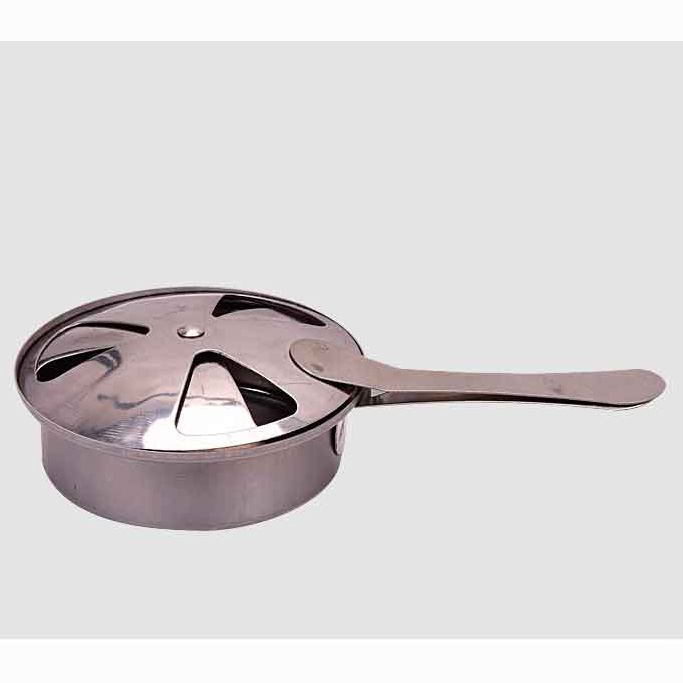 stainless steel alcohol stove household /commercial Removable small chafing dish solid fuel boilersmall dry pot MJ710