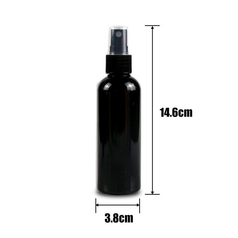 1Pcs Transparant Lege Spuitfles 30Ml/50Ml/100Ml Plastic Mini Invulbare Container Lege Cosmetische ontsmettingsmiddel Container: black 100ml