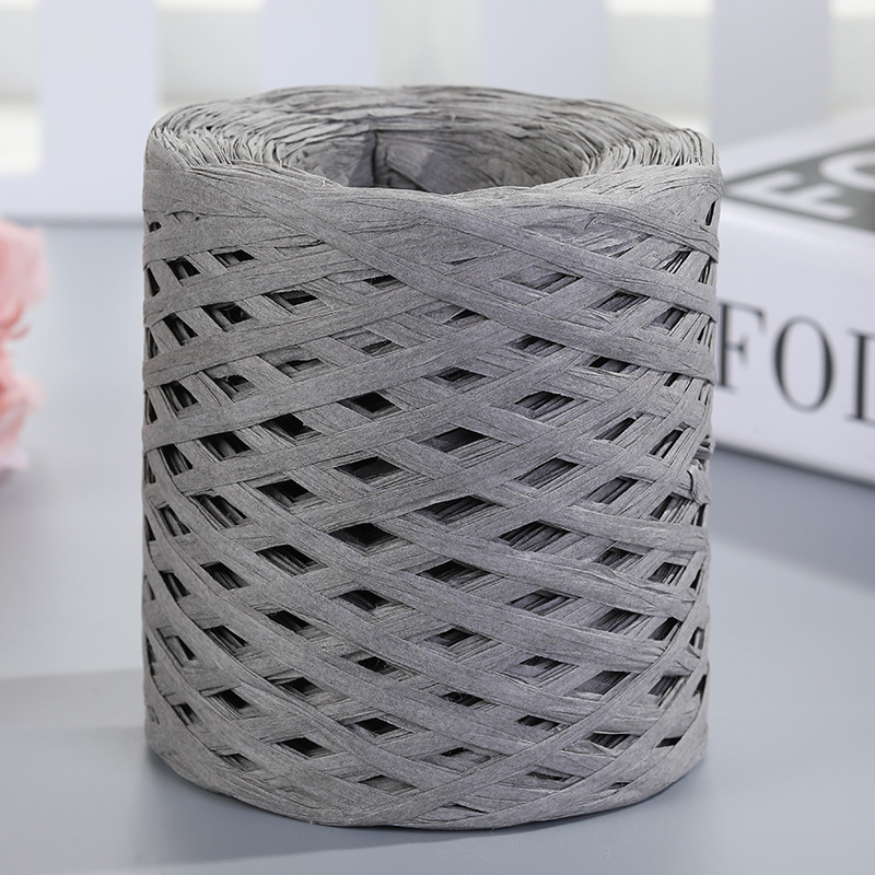 100m/70/20m Natural Raffia Straw Yarn For Knitting Crocheting Paper Threads Diy Handmade Summer Hat Bag Crochet Packaging