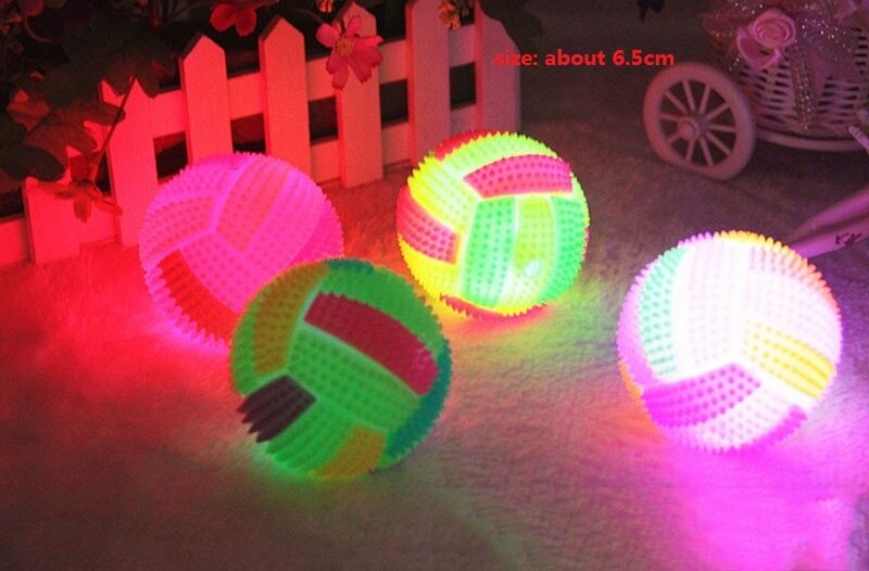 Boule de hérisson avec lumière clignotante lancer presser Massage hérissé jouet drôle enfants enfants jouet éclairer jouets faveurs de fête: 14