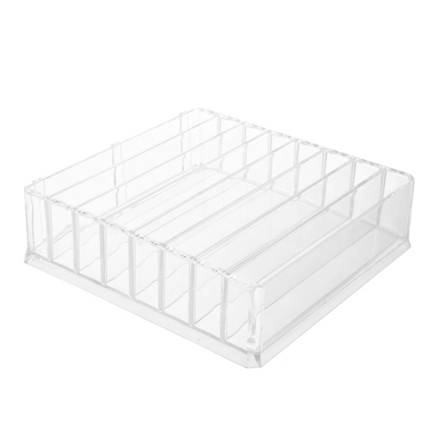 PS-caja de almacenamiento para cosméticos, caja de almacenamiento de crema CC, armario de tocador acrílico, estante de exhibición de polvo, organizador de maquillaje, soporte para cosméticos