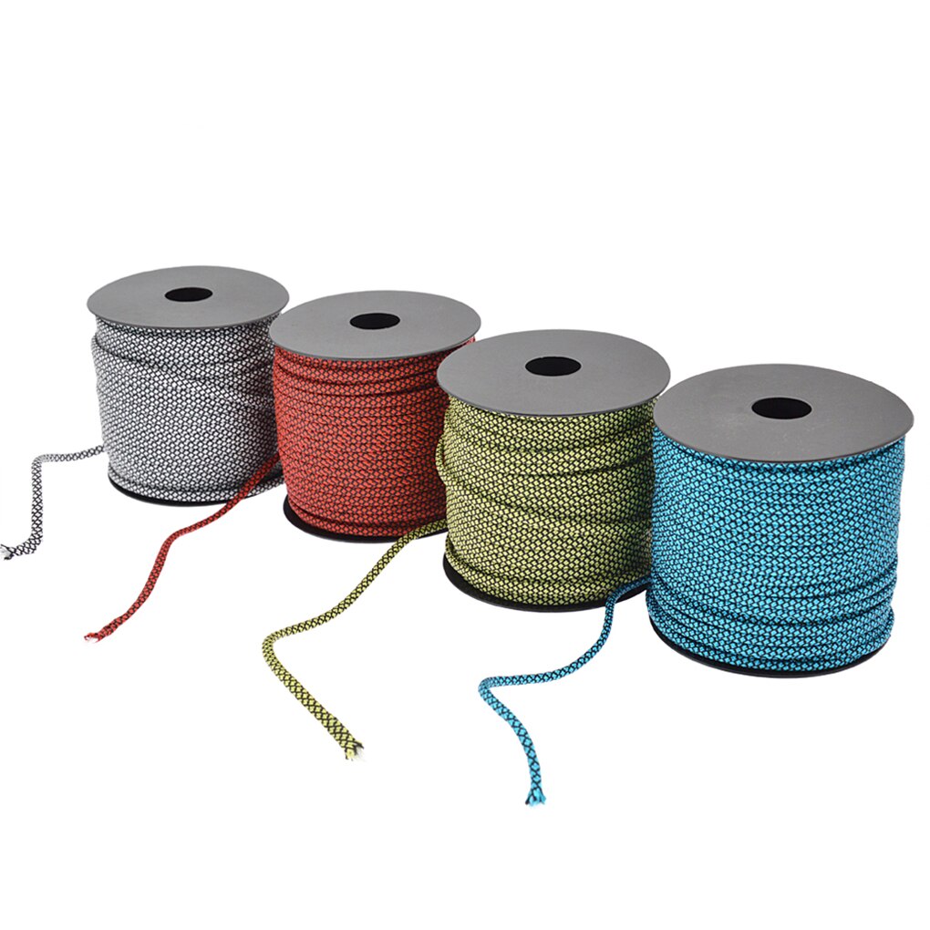 Corde paracorde pour plongée sous-marine, 50M, sangle de tente pour parapluie, randonnée, parachutisme