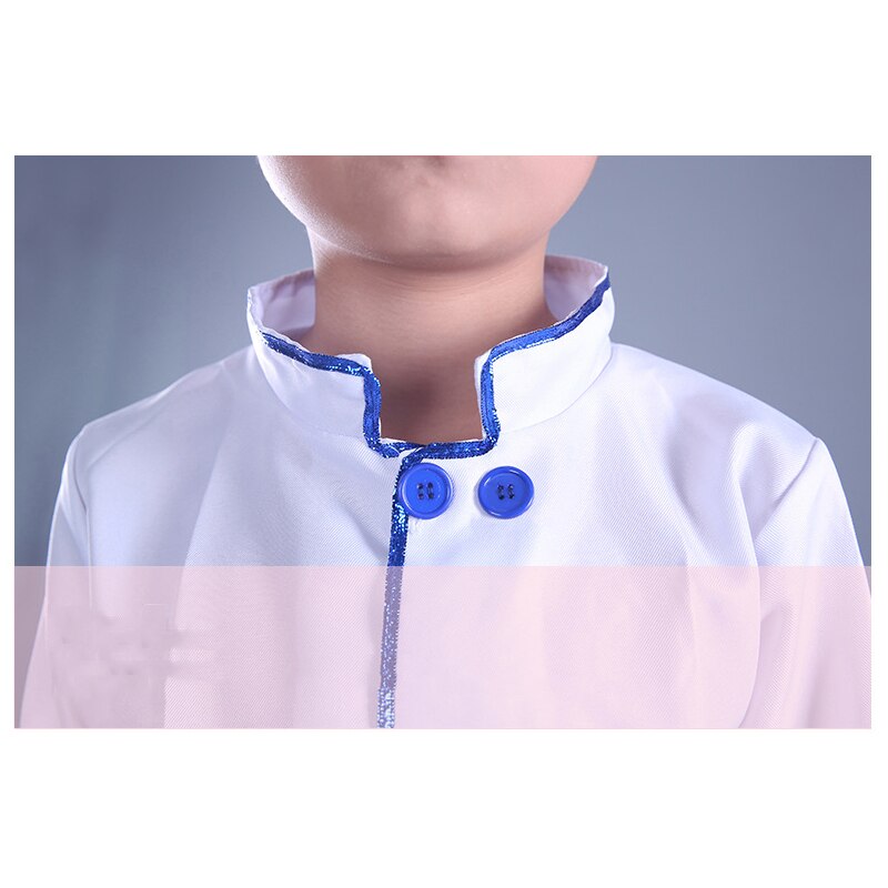 Chaqueta de Chef de cocinero para niños, uniforme de juego de rol para Halloween, actuación, de escenario, restaurante, camarero, camarera,