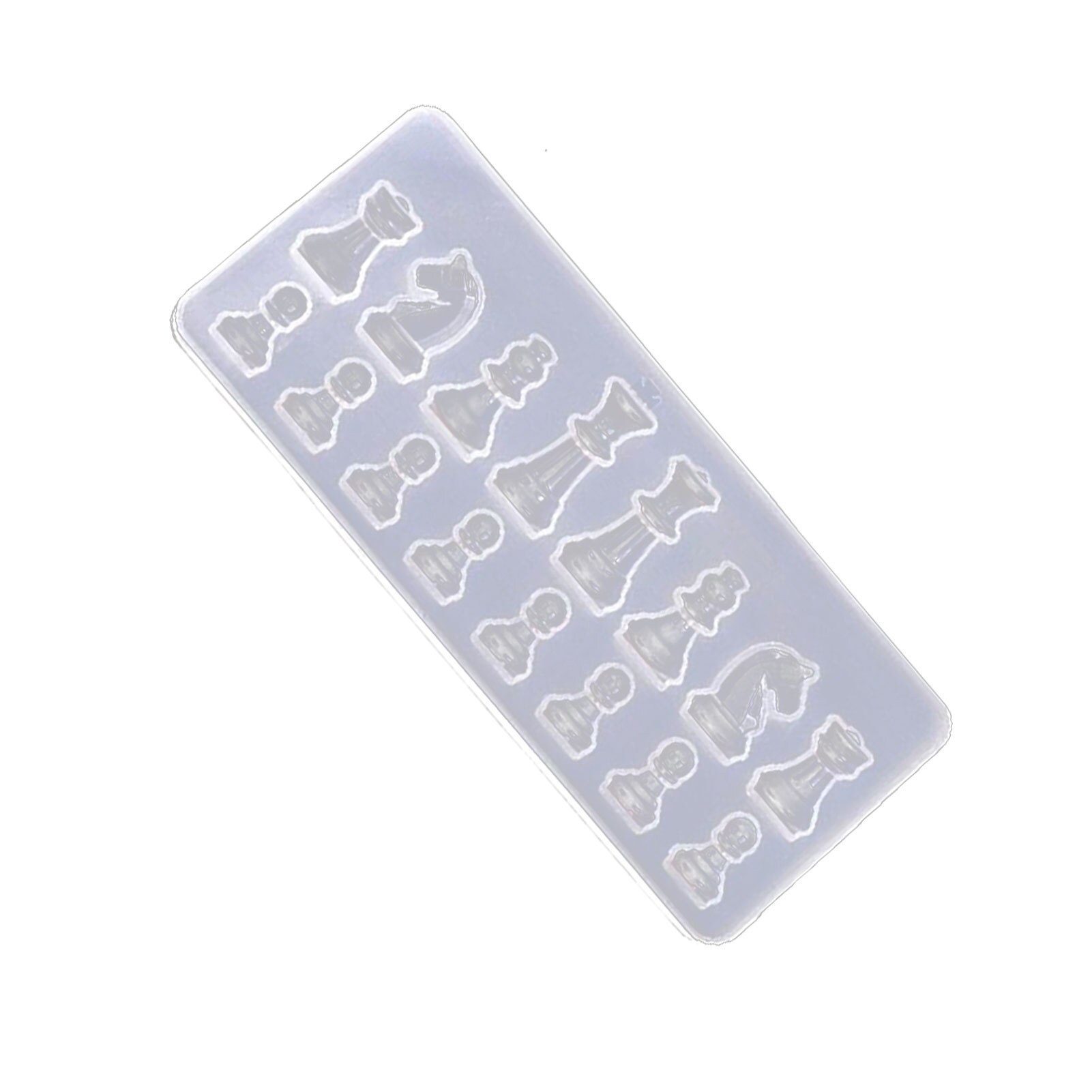 Molde de silicona para tablero de ajedrez, DIY, fundición epoxi de cristal,: chess mold