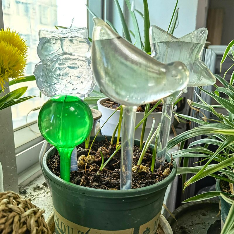 1/3pcs Automatic Plant Watering Bulbs Self Watering Balls House Garden Water Can Houseplant Device Drip Irrigation System Tools