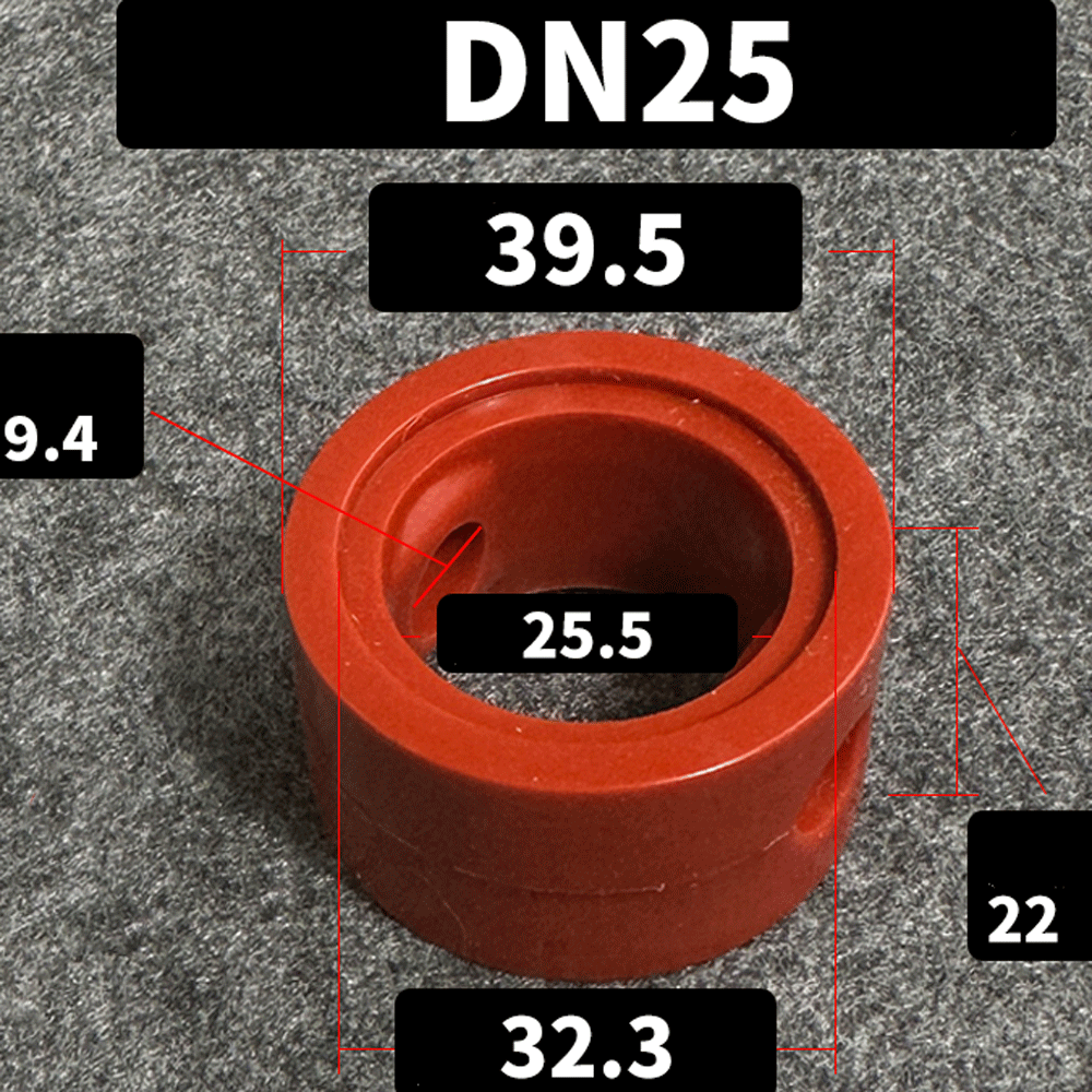 Dn22/200-400 verrotten vqm Lebensmittel dichtung dichtung für Absperr klappe Homebrew: Gelb