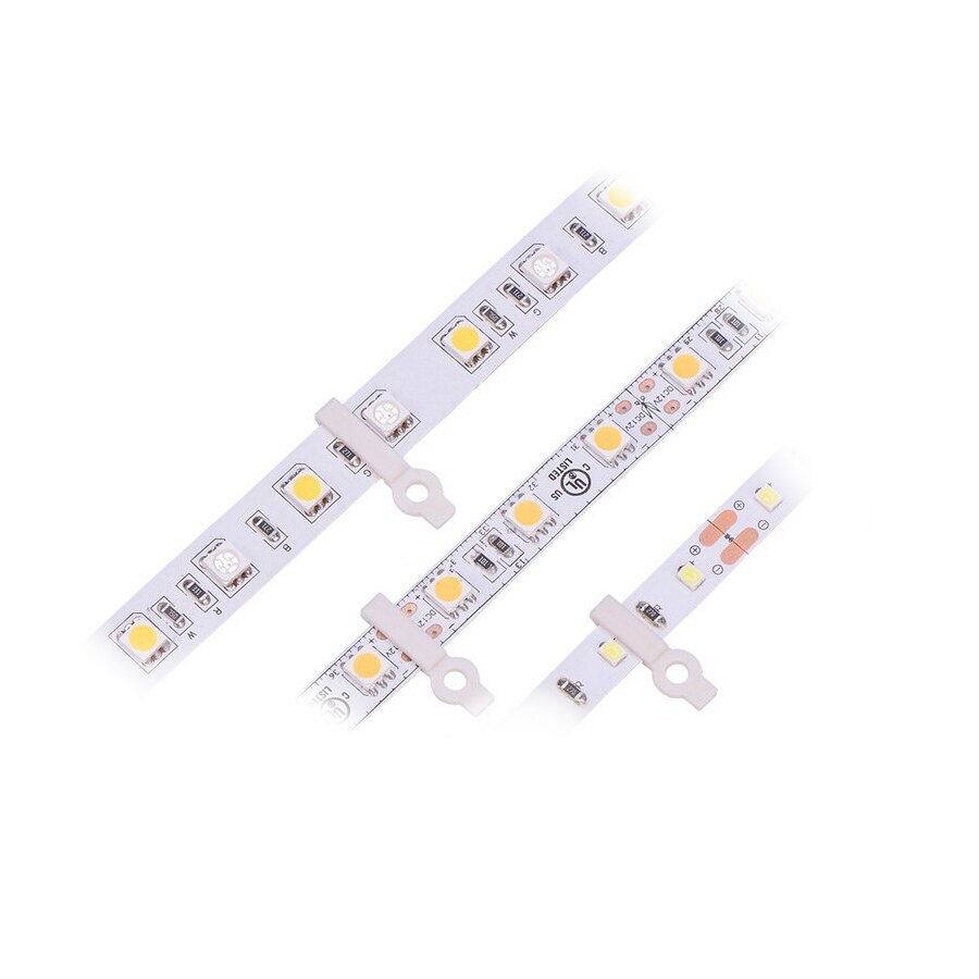 100 Stks/partij Led Strip Fixator Houder 8Mm 10Mm Bevestiging Gemonteerd Clip Voor 5050 2835 Led Strip Licht Kabel klem
