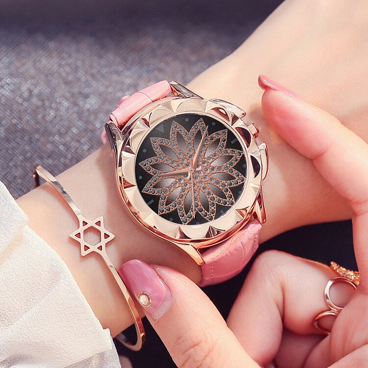 Stor urtavla armband klocka kvinnor kristall kvarts armbandsur dam casual klocka kristall relogio feminino klocka