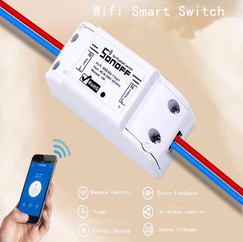 Smart WIFI Socket Sonoff Intelligente Timer Smart Switch Draadloze Smart Plug