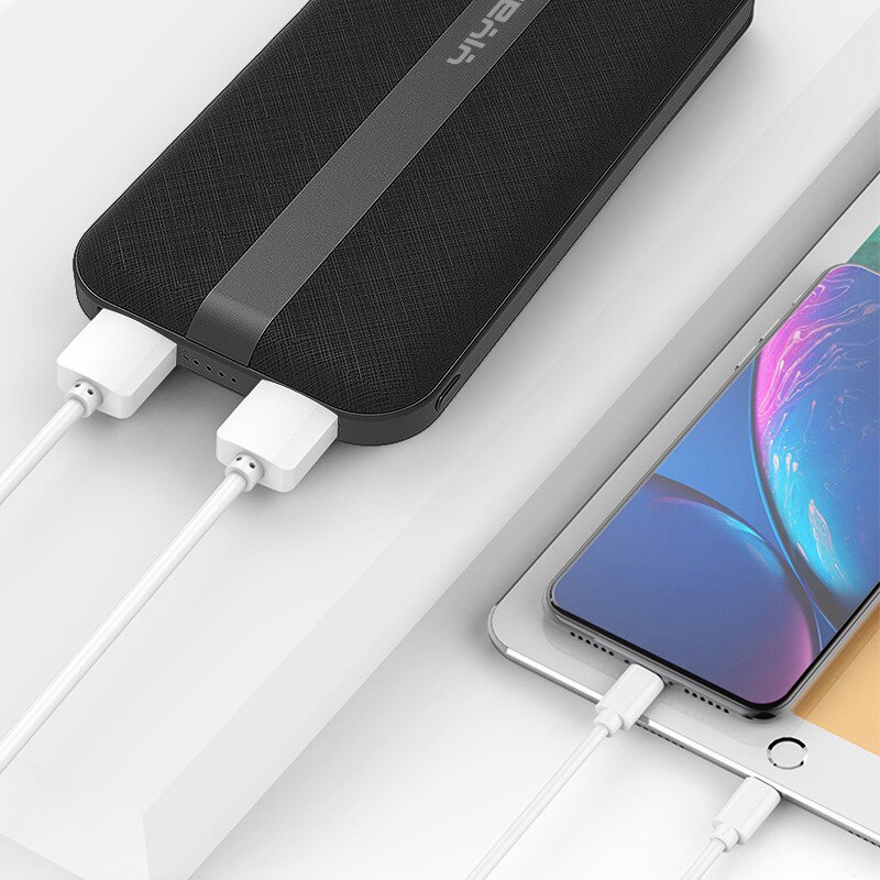 10000mAh Power Bank Tragbare Dual USB Ausgang Externe Batterie Pack Ladegerät Versorgung für iPhone Samsung Xiaomi Huawei Handy