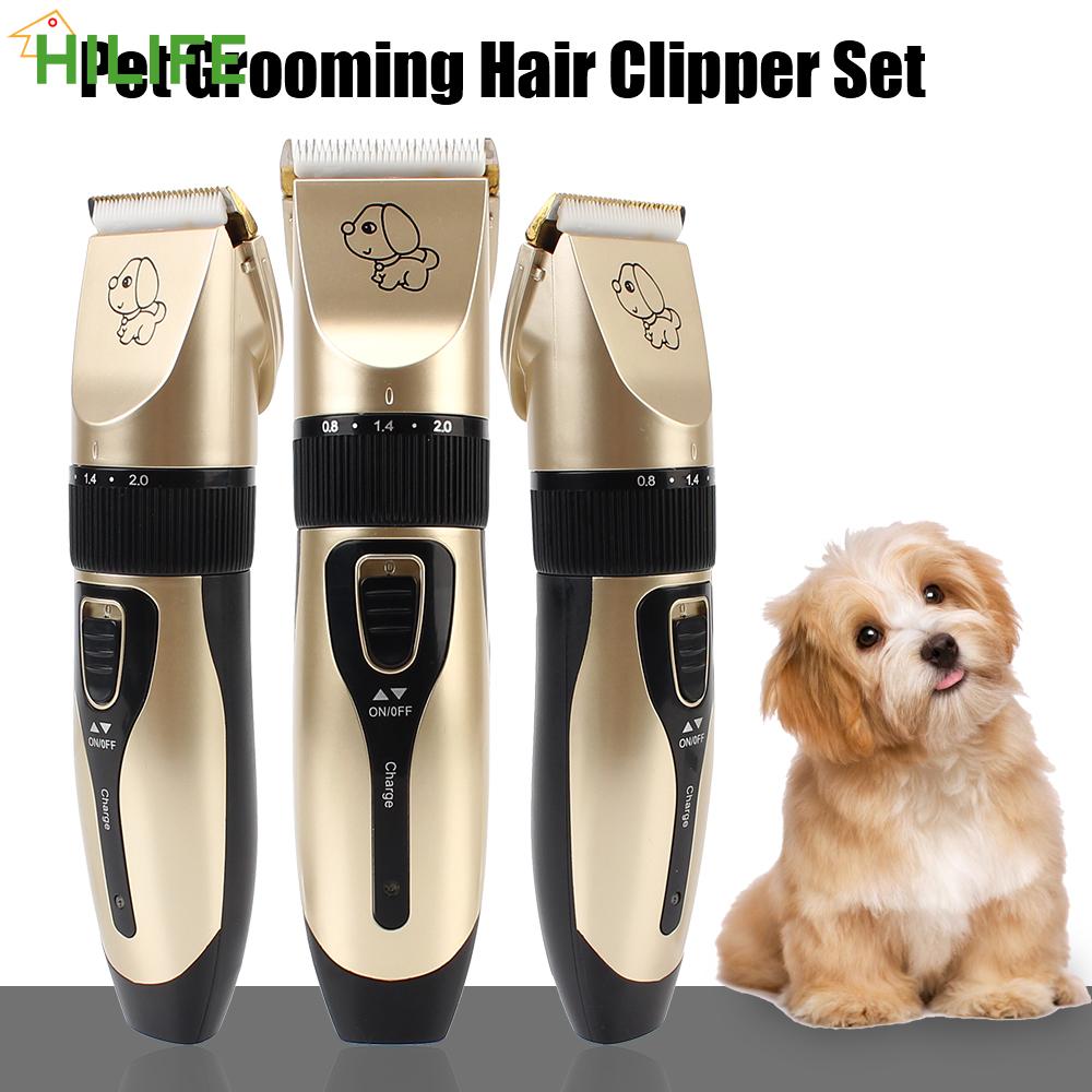Elektrische Pet Hair Trimmer Voor Dieren Oplaadbare Kapsel Scheerapparaat Professionele Grooming Kit Haren Remover Kat Hond Tondeuse