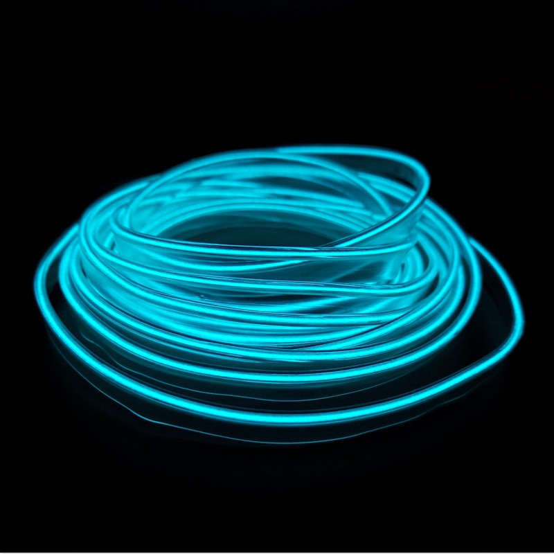 Jurus 2Meter Backlight Voor Auto-interieur Licht Led Tape Strip Neon El Koud Licht Decoratieve Strips Lamp Dashboard Console