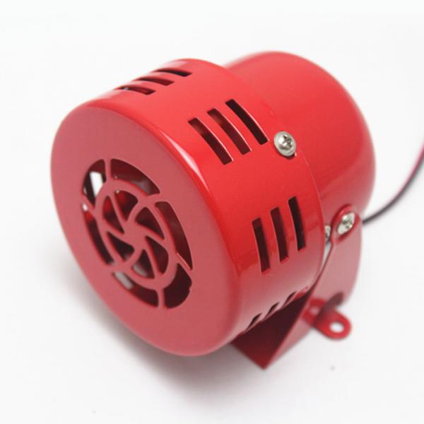 Alarme et klaxon de sirène en métal | Vintage, rouge Style 1950s 12v Air Raid, alarme à moteur réel, sécurité de Police