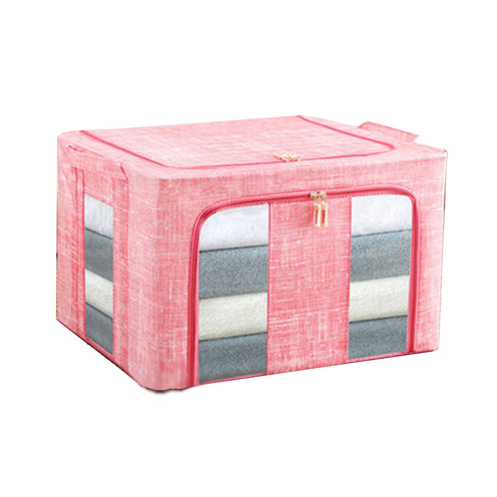 Foldable Storage Bags Clothes Blanket Quilt Closet Sweater Organizer Box Pouch Storage Box Fast: C