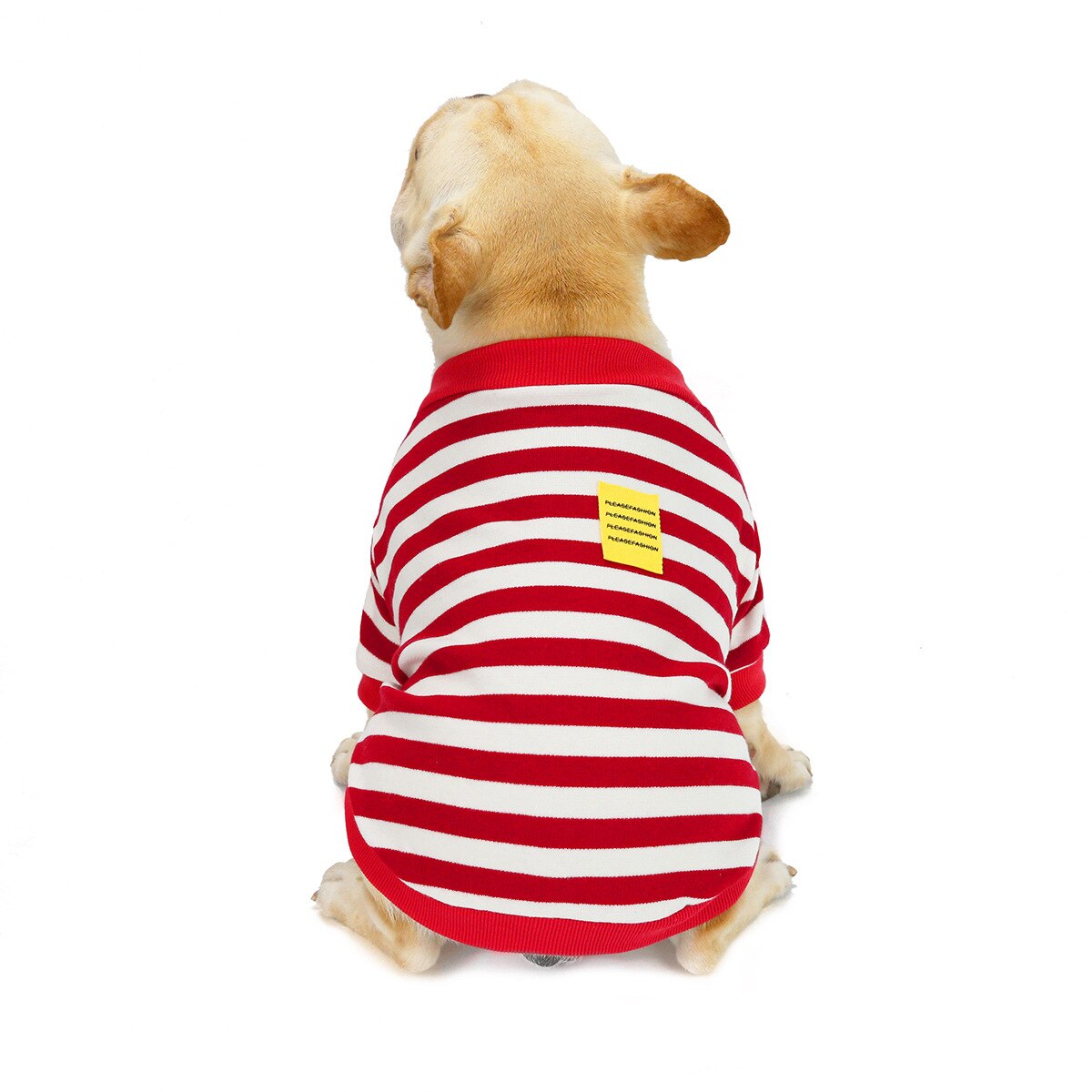 Ropa de perro francés ropa para bulldog mascota sudadera otoño invierno abrigo para mascota traje Casual ropa de perro pequeña chaqueta para perros: Rojo / XXL