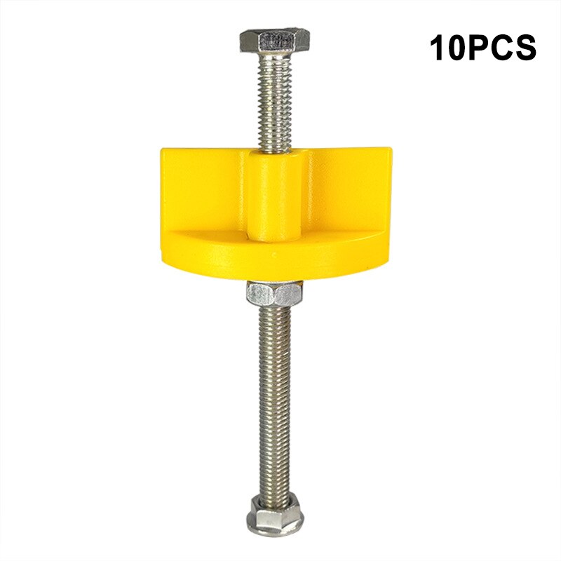 Wall Floor Tile Leveler Spacers Leveling System Tools Ceramic Level Wedges Tile Spacers Flooring Wall Support Pole Tile Leveling: screw device 10pcs