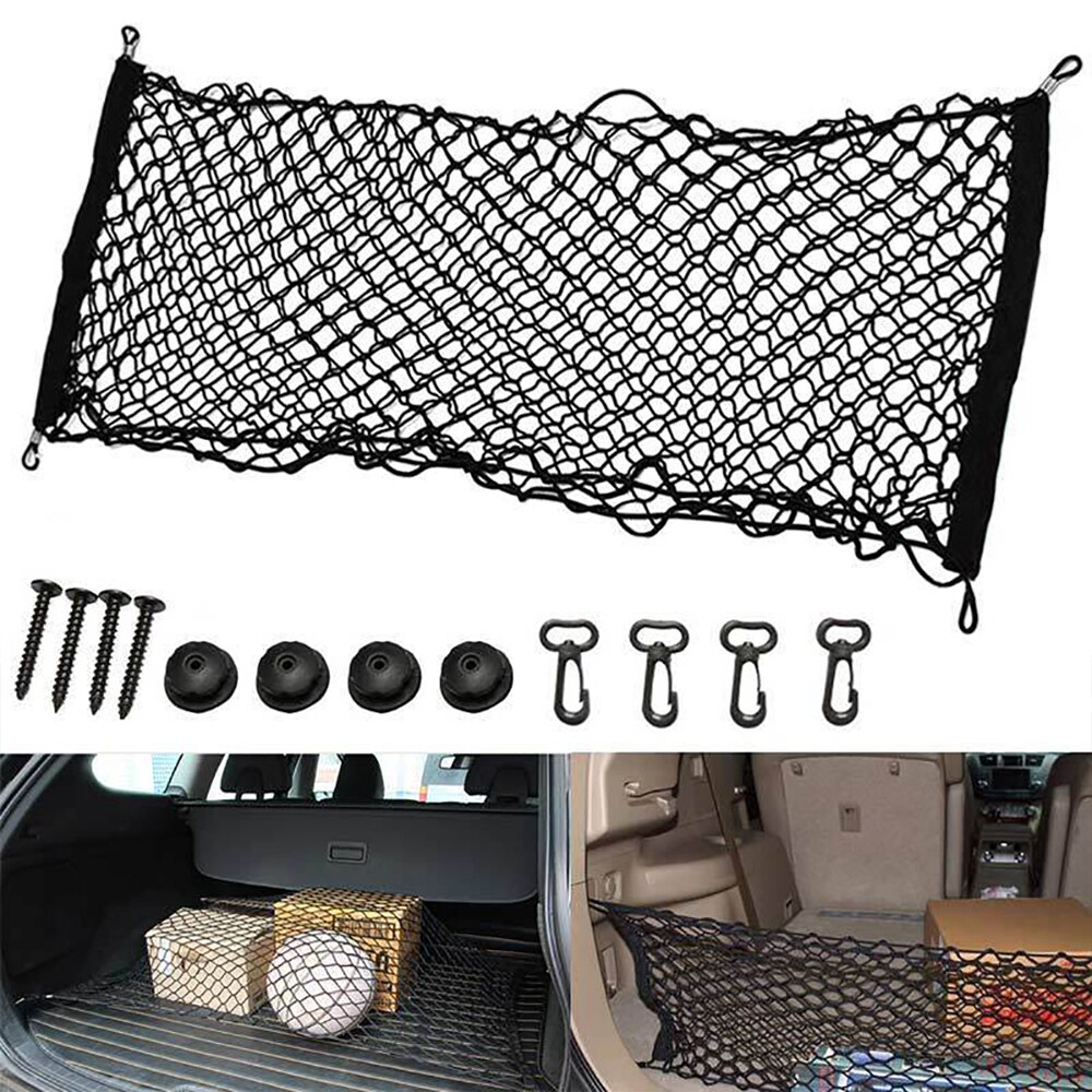 Universele Auto Kofferbak Boot Organizer Pocket Bagagenet Mesh Opslag Auto Ontvangt Regelen Netto Kofferbak Netto Auto Accessoires