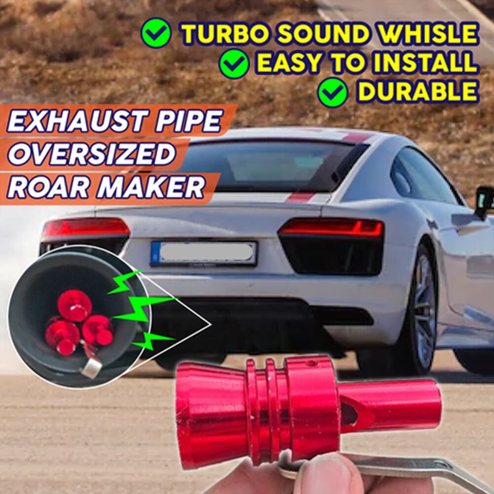 Universal Sound Simulator Car Turbo Sound Whistle Muffler Vehicle Refit Device Exhaust Pipe Turbo Sound Whistle Auto Accessories