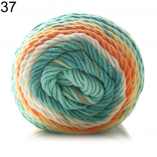 193m/1Roll Colorful Woolen Yarn Cotton Knitting Yarn Crochet Yarn for Knitting Wool Yarn DIY Sweater Scarf Hand Knitting Yarns