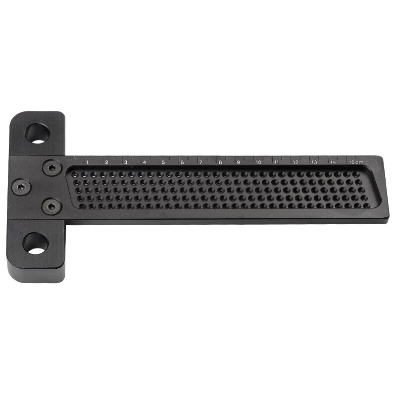 Precision Aluminum Alloy T-type Ruler Line Scriber Marking Gauge Hole Scribing Positioning Crossed Line Carpenter Measuring Tool: Type B
