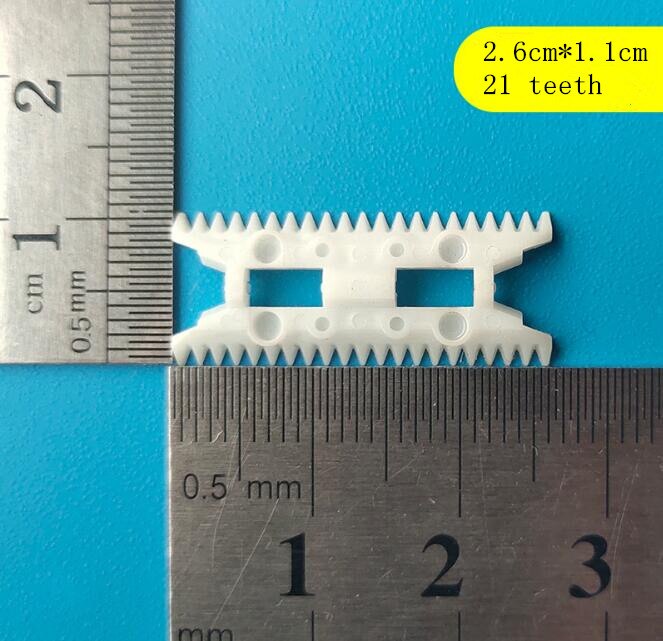 5pcs 21 teeth white zirconia ceramic clipper blade