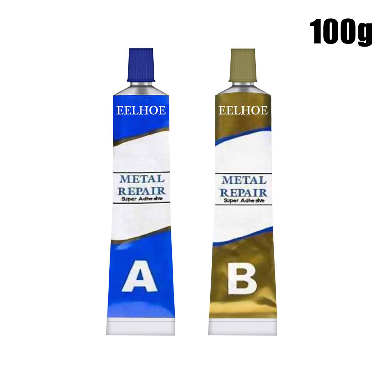 20/50/100g Industrial Heat Resistance Cold Weld Metal Repair Materials Paste for plumbing, concrete breaks TB: 100g