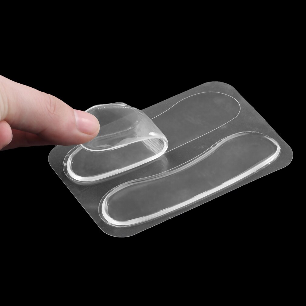 1Pair Silicone Gel Heel Cushion protector Foot feet Care Shoe Insert Pad Insole Foot Care Tool