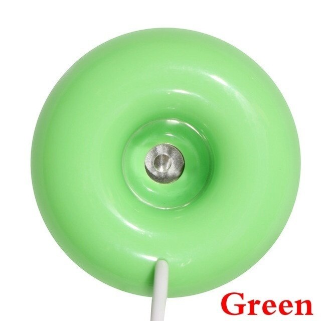 Mini Portable Donuts USB Air Humidifier Purifier Aroma Diffuser Steam Safe Use for Home Atomizer Aromatherapy: Green