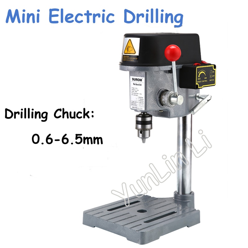 Electric Bench Drill with 0.6mm-6.5mm Multi-function Micro Drilling Machine 220V Household Drilling Machine 340W