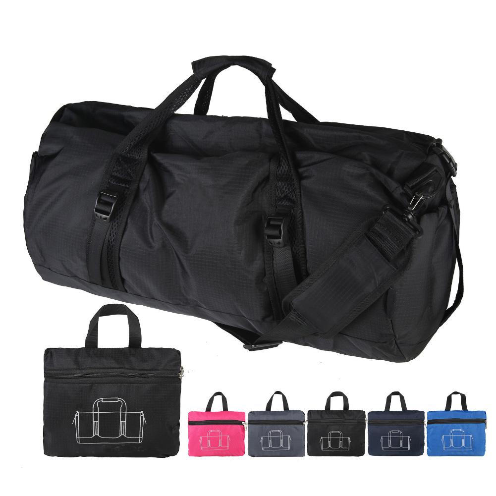 Nylon Travel Bag Large Capacity Vintage Luggage Bag Women Men Folding Zipper Travel Bag Handbag Sports Fitness Luggage