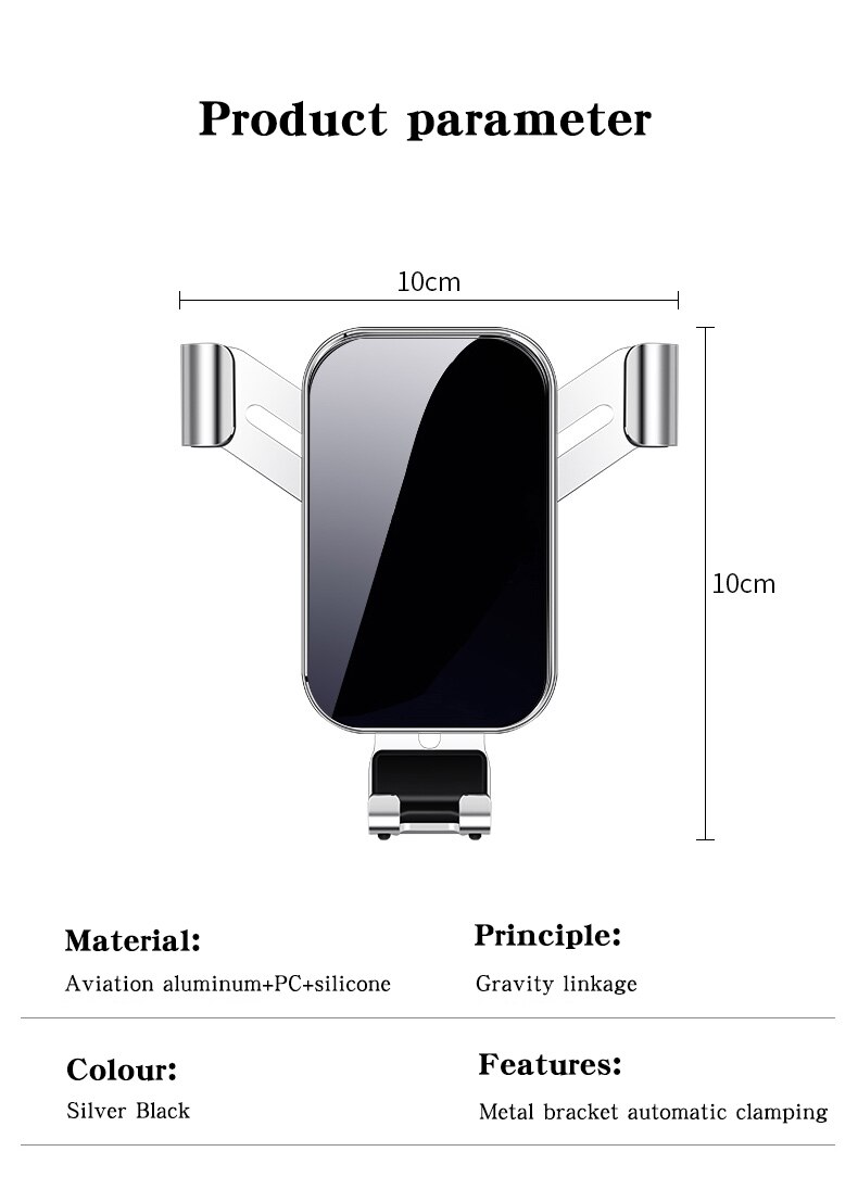 Para volvo S90 accesorios V90 soporte de teléfono control central Interior salida de aire soporte para teléfono móvil soporte de navegación
