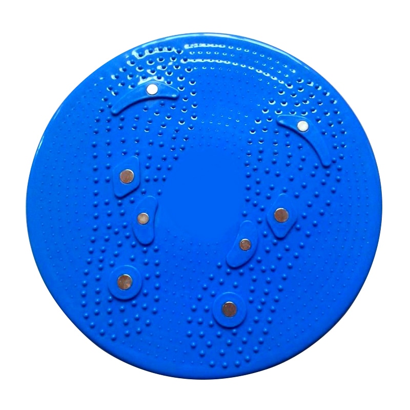 Talje vridebræt roterende stabil til hjemmet krop aerob træning wobble sport magnetisk massage plade talje vridningsenhed: Blå