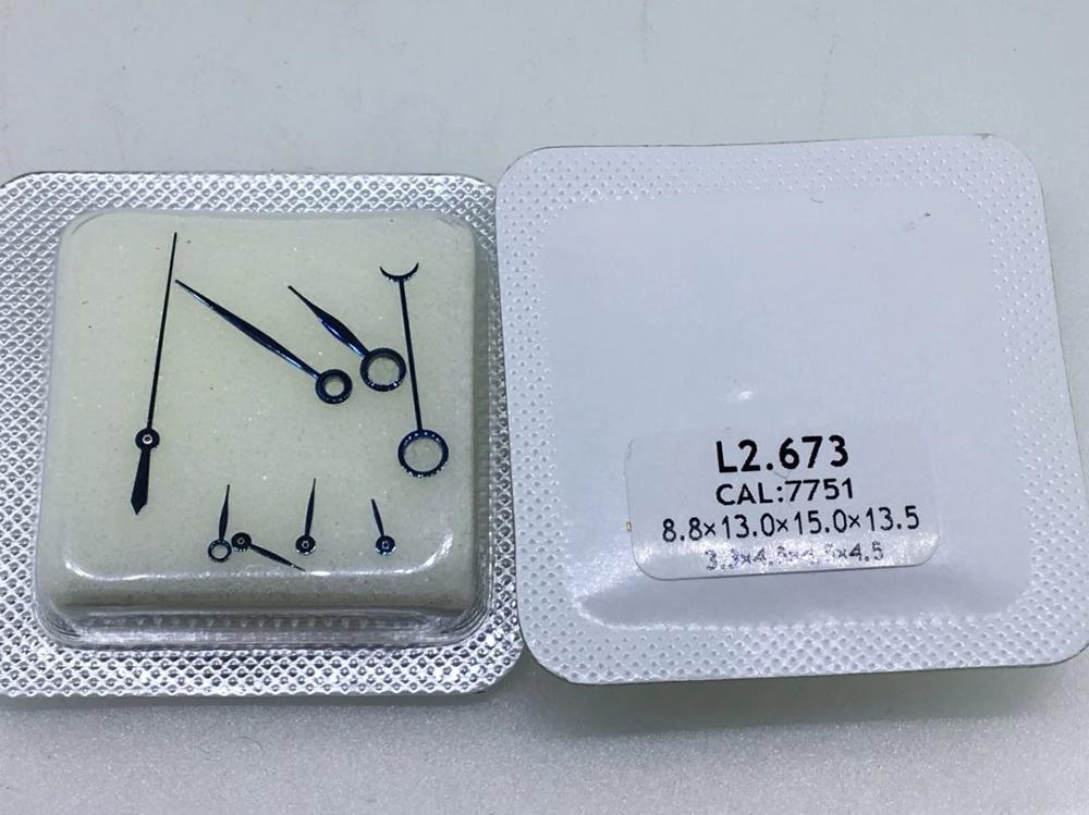 L2.673 ur tilbehør ur visere passer eta 7751 bevægelser bule farve originalt ur i stedet
