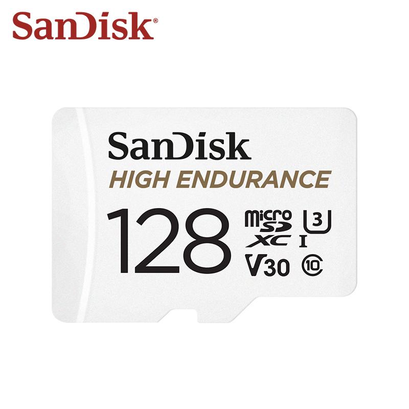 Oryginalna karta pamięci sandisk high endurance micro sd micro sdhc 32gb v30 c10 micro sd dxc 64gb 128gb 256gb do kamery samochodowej