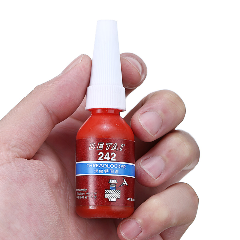 Agente de bloqueo de rosca de pegamento para tornillo, adhesivo anaeróbico resistente al aceite, curado rápido para todo tipo de alambre de Metal, 10ml