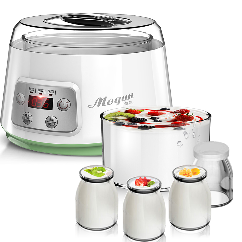 1,3 l automatische Joghurtmaschine, konstante Temperatur, GäSprosse, Reisweinmaschine, Natto-Maschine, Glasliner, 3-in-1-Joghurtbereiter