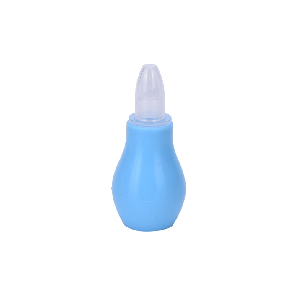 1 stk baby næse renere nyfødte nasal vakuum slim sug suge suger: Blå