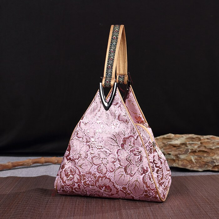 Vintage Bag Ladies Handbag Cheongsam Bag Chinese Style Characteristic Chinese Triangle Bag: G