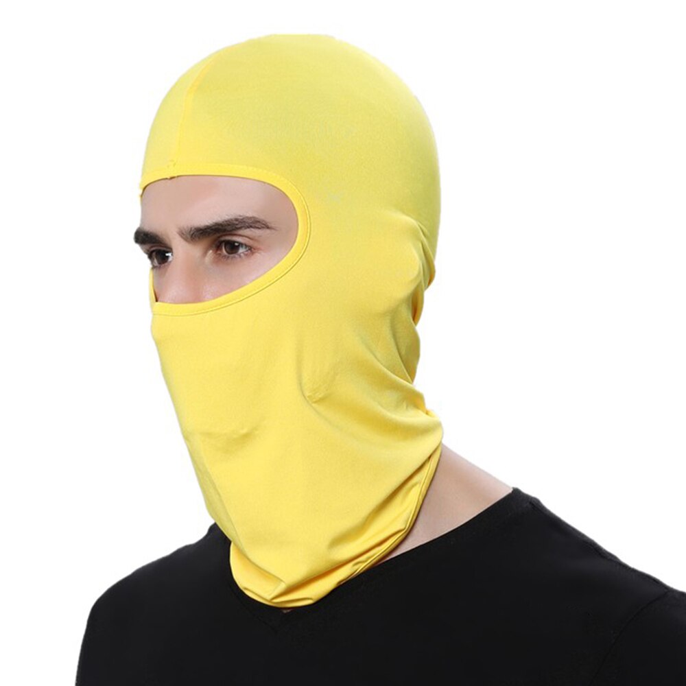 Cagoule de protection faciale en Lycra, chapeau, casquette de vélo, moto, cyclisme, couverture complète, été, respirant, Ultra soleil, protection UV: Color 14